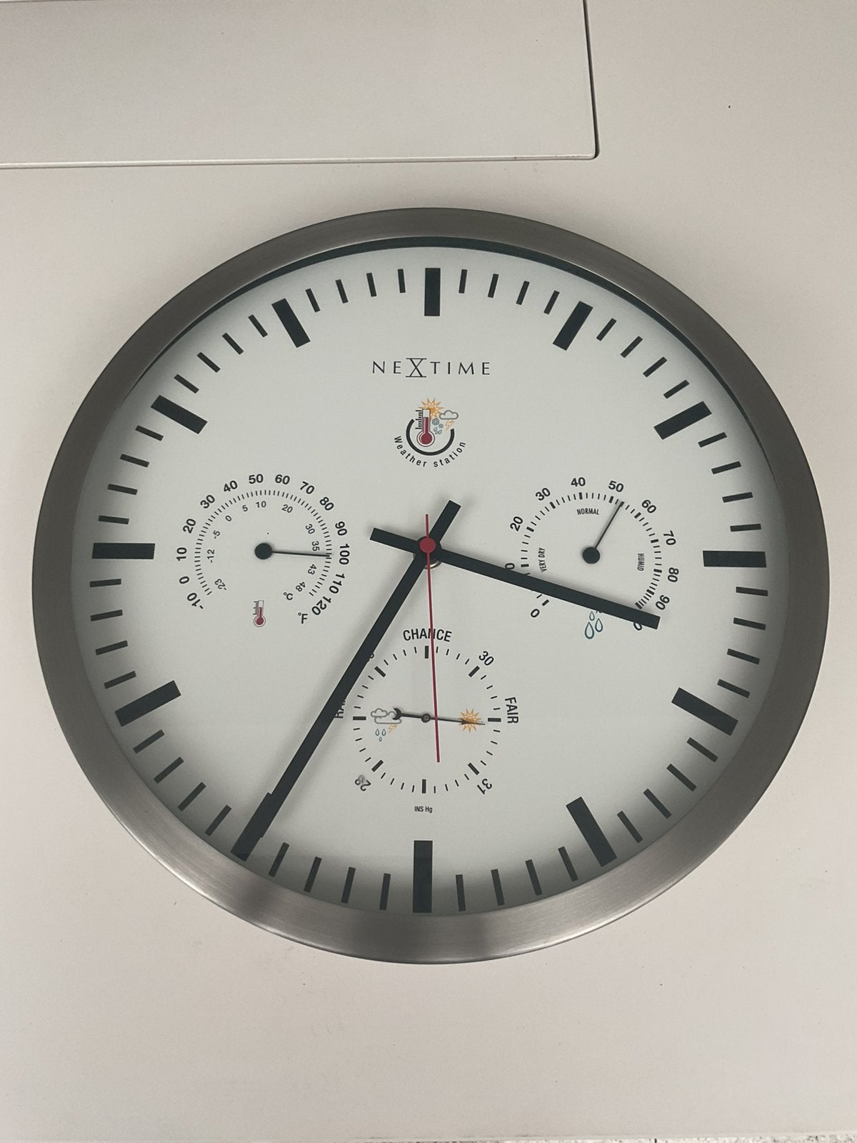 Nextime zeer mooi met extra meters, Huis en Inrichting, Ophalen, Zo goed als nieuw, Wandklok