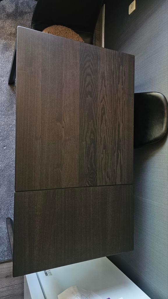 IKEA Ekedalen eettafel met JYSK Jonstrup stoelen en kussens, Ophalen, 50 tot 100 cm, Zweeds design, 50 tot 100 cm