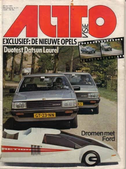 Autovisie 11 1981: DeLorean - Datsun Laurel - Talbot Sunbeam, Ophalen of Verzenden, Gelezen, Algemeen