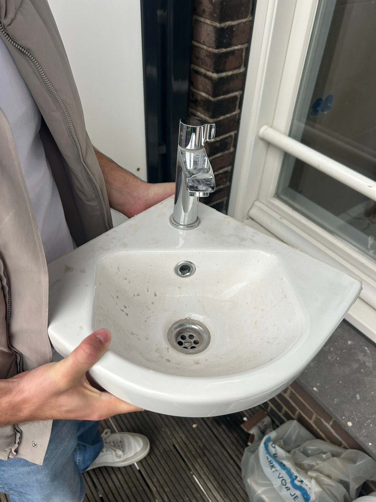 Villeroy en boch fontein, Ophalen, Zo goed als nieuw, Steen, Toilet