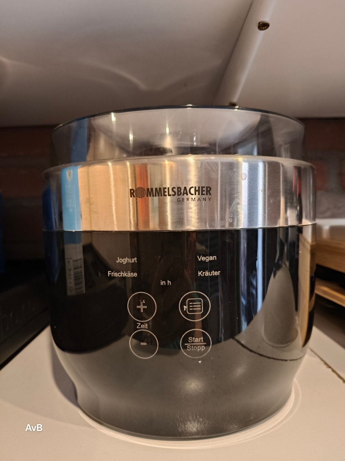 Rommelsbacher yoghurt machine, Ophalen, Zo goed als nieuw, Glas, Pot, Bus of Blik
