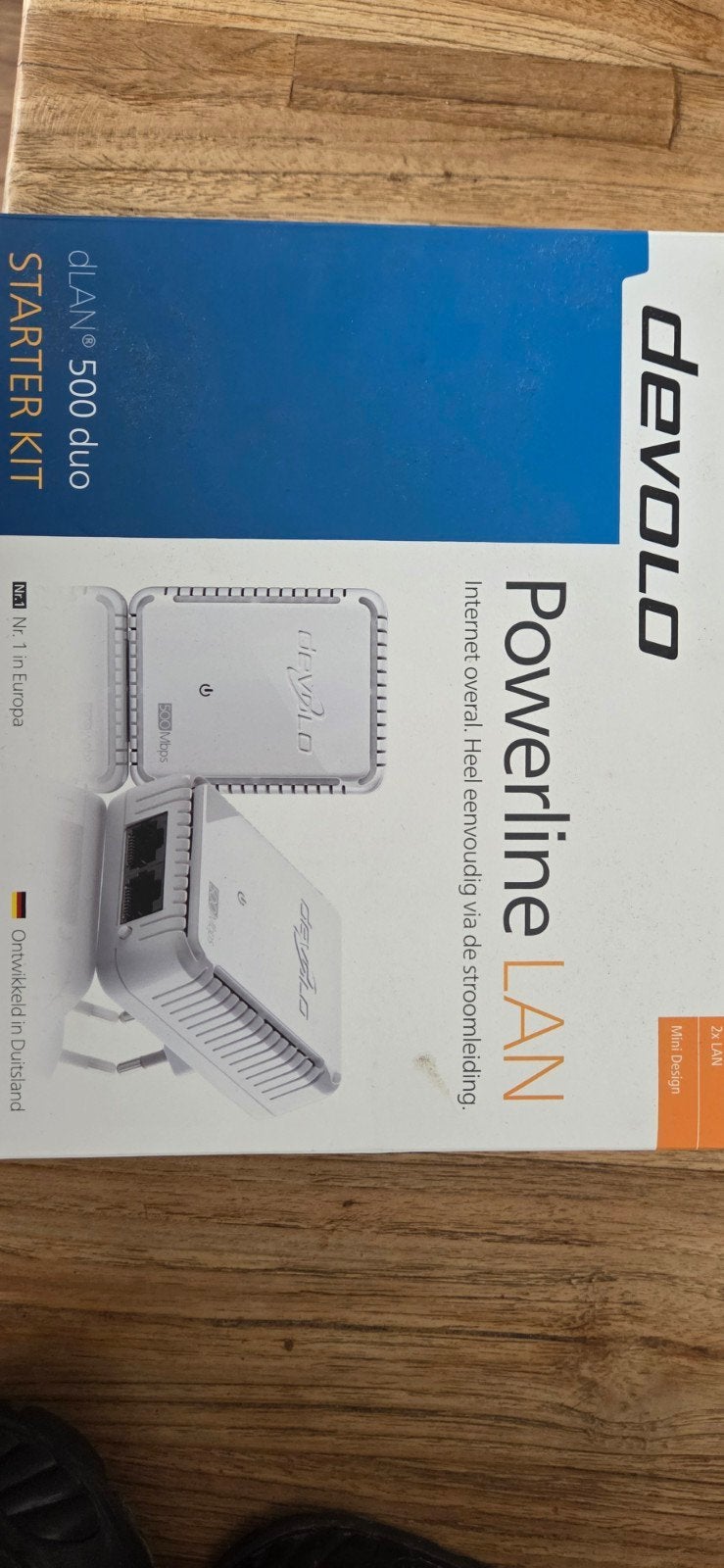 Devolo dLAN 500 duo Powerline LAN Starter Kit, Computers en Software, Powerlines, Zo goed als nieuw, Ophalen