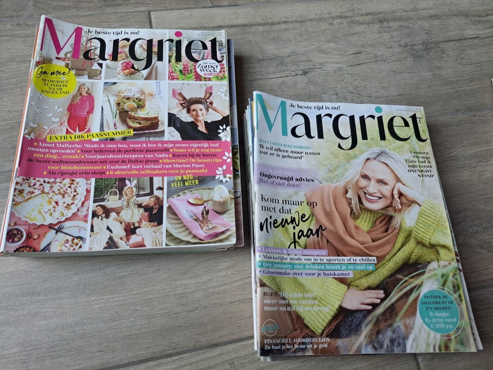 22x Margriet, Ophalen of Verzenden, Gelezen, Damesbladen