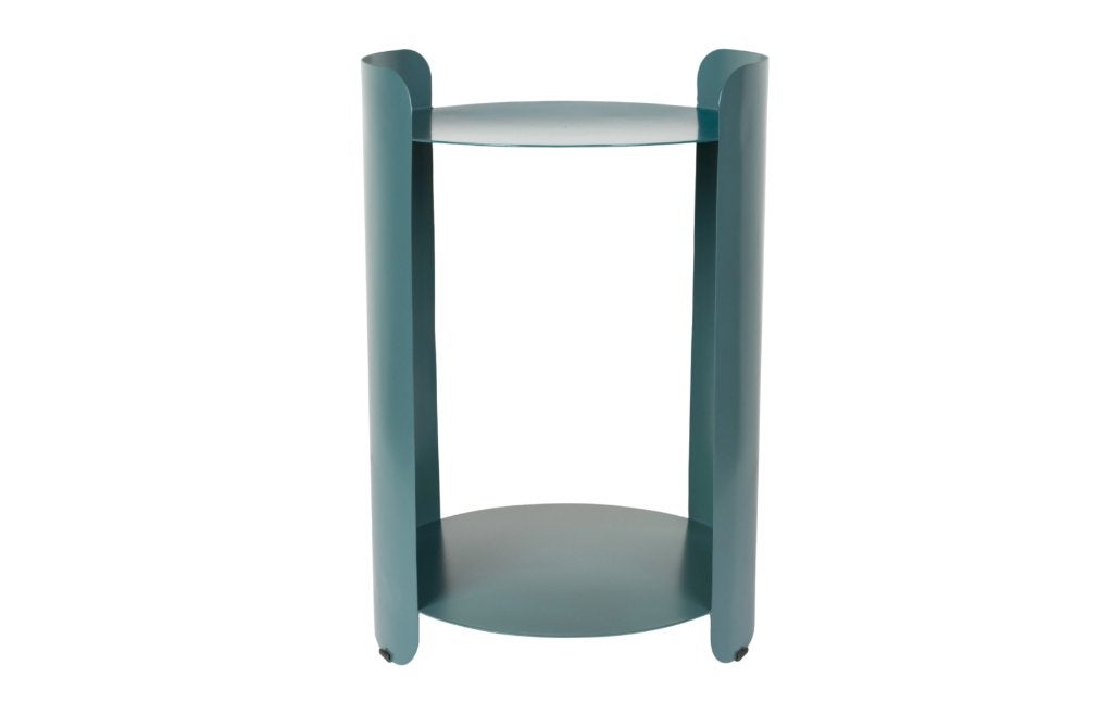 Dutchbone Navagio Bijzettafel Blue | Van €159, nu voor, 45 tot 60 cm, Minder dan 55 cm, Dutchbone, Rond
