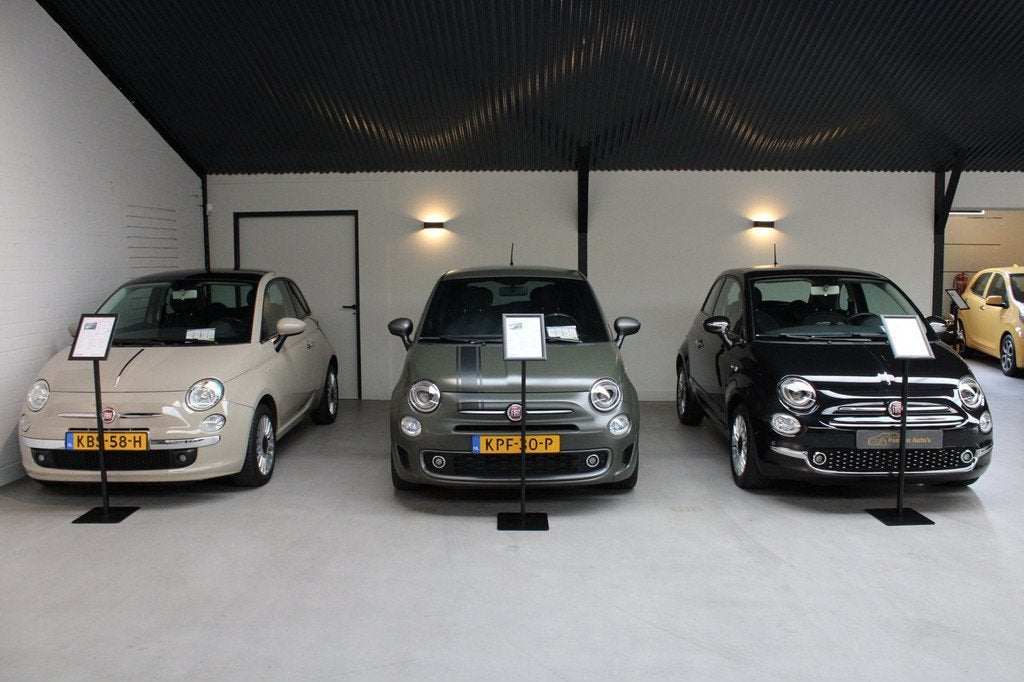 Fiat 500 1.2 Lounge, Navi, HUD light, LIMITED EDITION!, Auto's, Fiat, Stof, Gebruikt, 4 cilinders, Zwart
