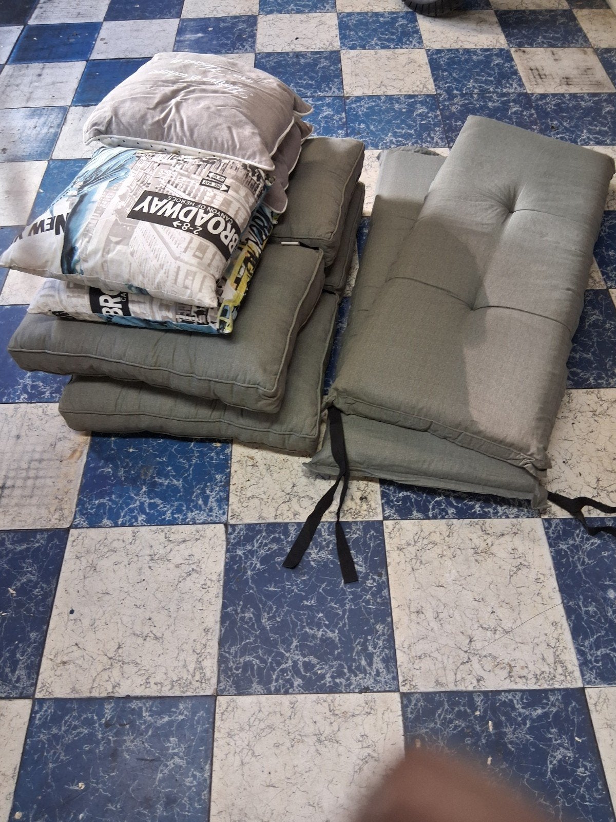 set tuinkussens, Tuin en Terras, Ophalen of Verzenden, Zo goed als nieuw