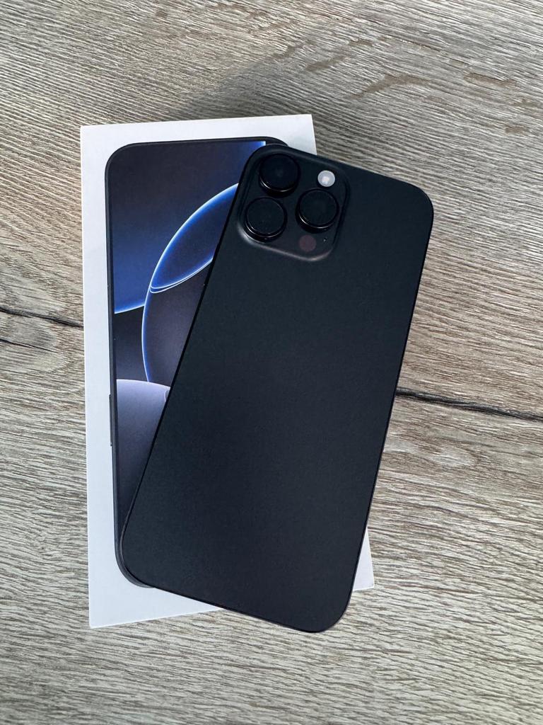 iPhone 16 Pro Max Zwart 256 GB, Telecommunicatie, Mobiele telefoons | Apple iPhone, 256 GB, 97 %, Zwart, IPhone 16 Pro Max