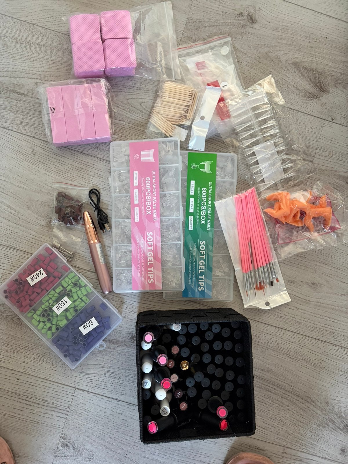 Nieuwe gellak spullen, Sieraden, Tassen en Uiterlijk, Uiterlijk | Cosmetica en Make-up, Ophalen, Overige kleuren, Nieuw, Handen en Nagels