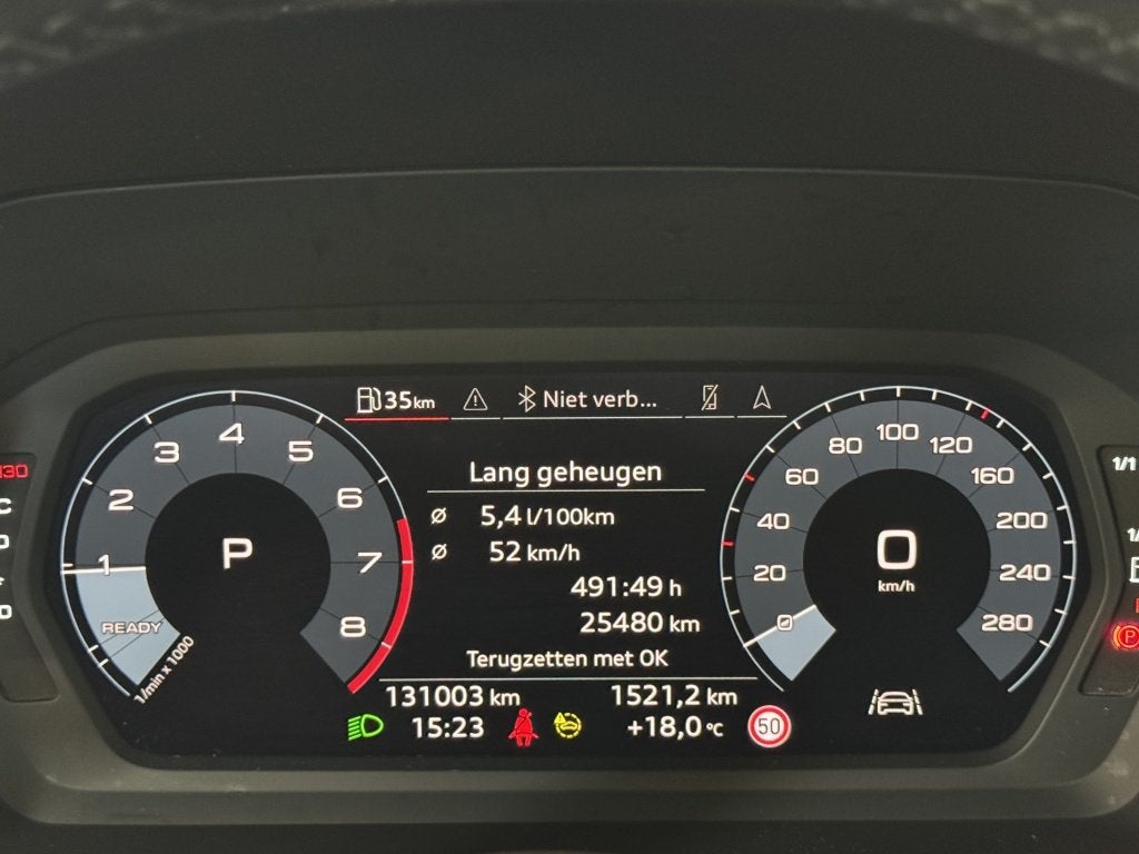 Audi A3 Sportback 30TFSI Aut. Advanced/Adapt cruise/Climate/, Auto's, Audi, Stof, Gebruikt, Euro 6, 23 km/l