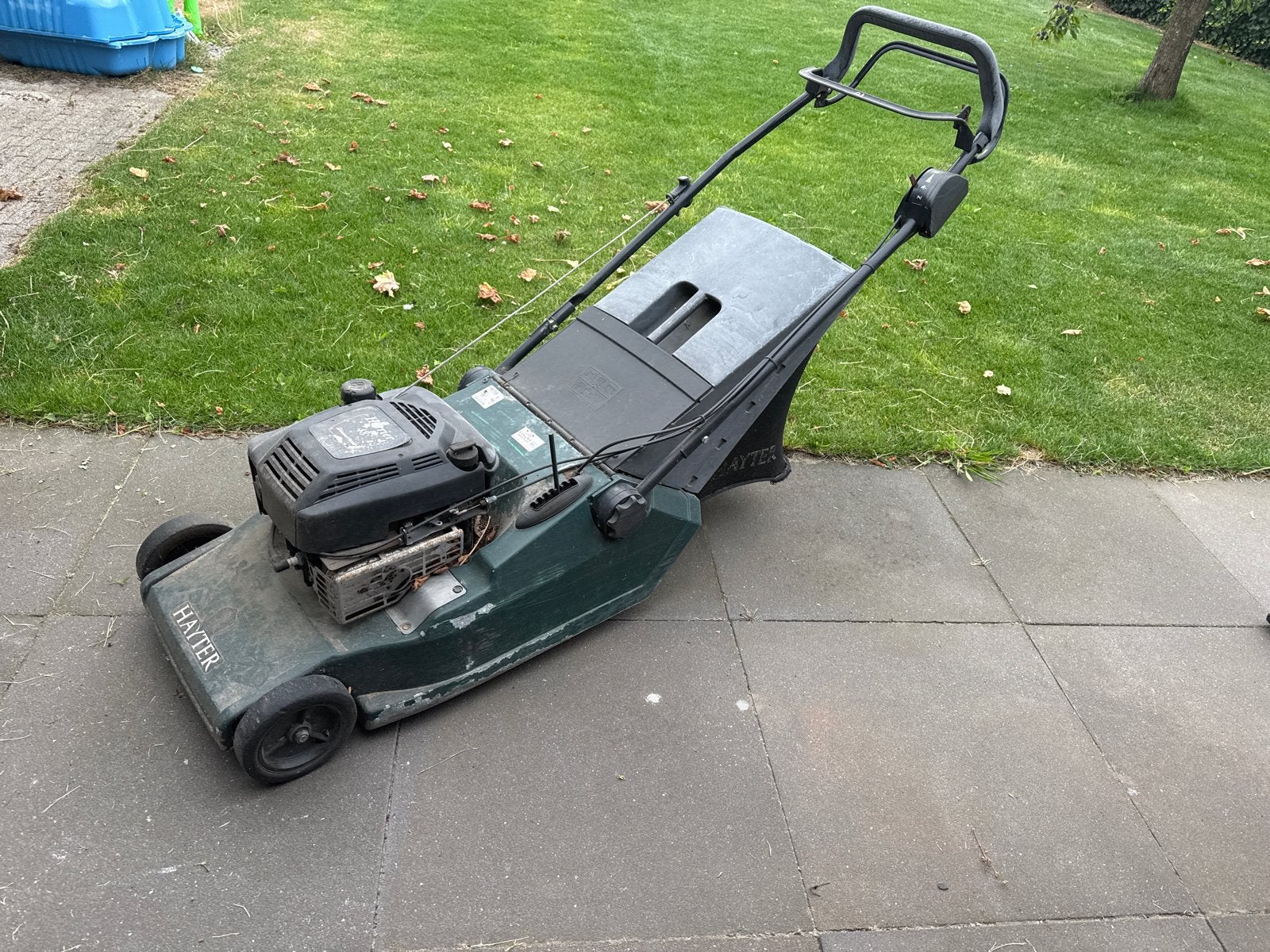 HAYTER Benzine Grasmaaier - Gebruikt, Tuin en Terras, Grasmaaiers, Ophalen, Gebruikt, Benzine-grasmaaier