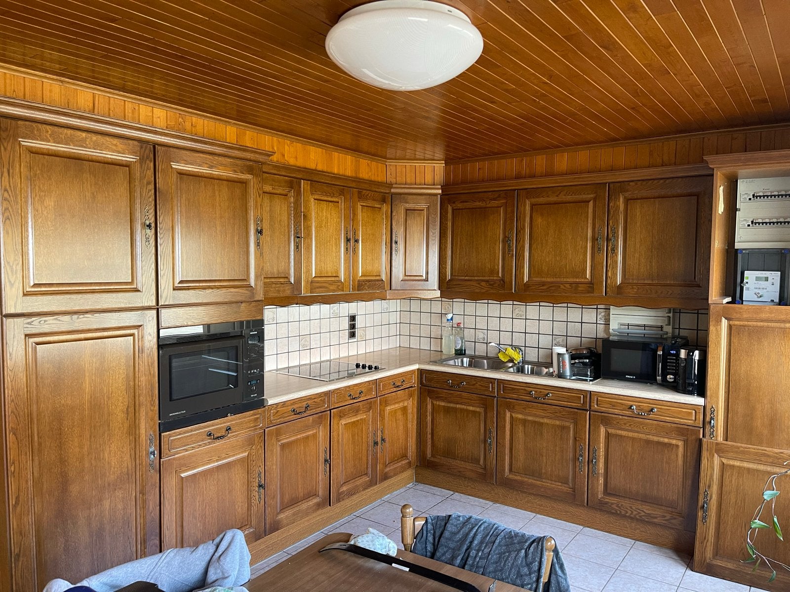 Keuken+kookplaat + wasbak, Huis en Inrichting, Keuken | Complete keukens, Ophalen, Gebruikt