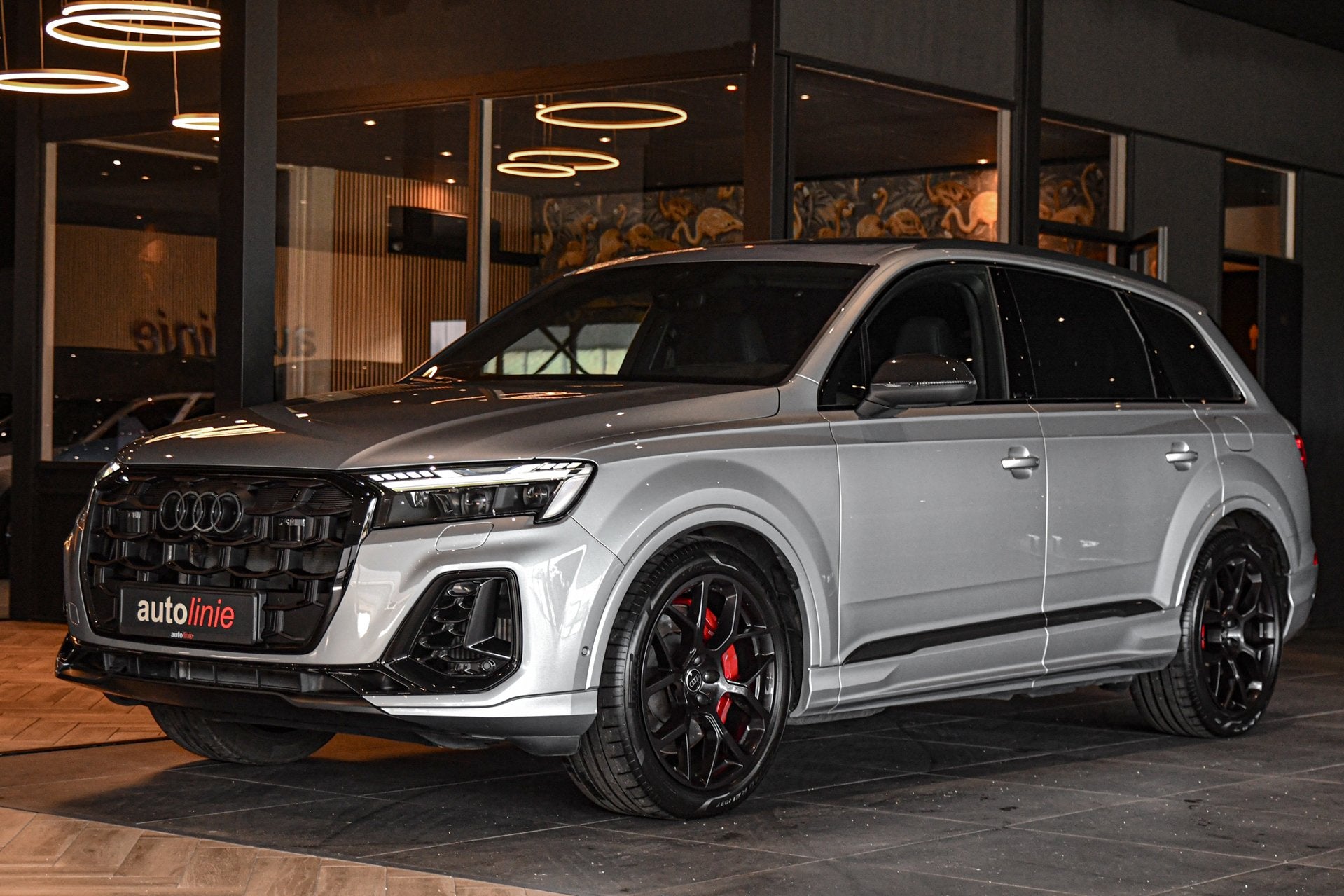 Audi Q7 60 TFSI e quattro Pro Line S Competition, Carbon, Ma, Auto's, Automaat, Dealer onderhouden, Gebruikt, Euro 6