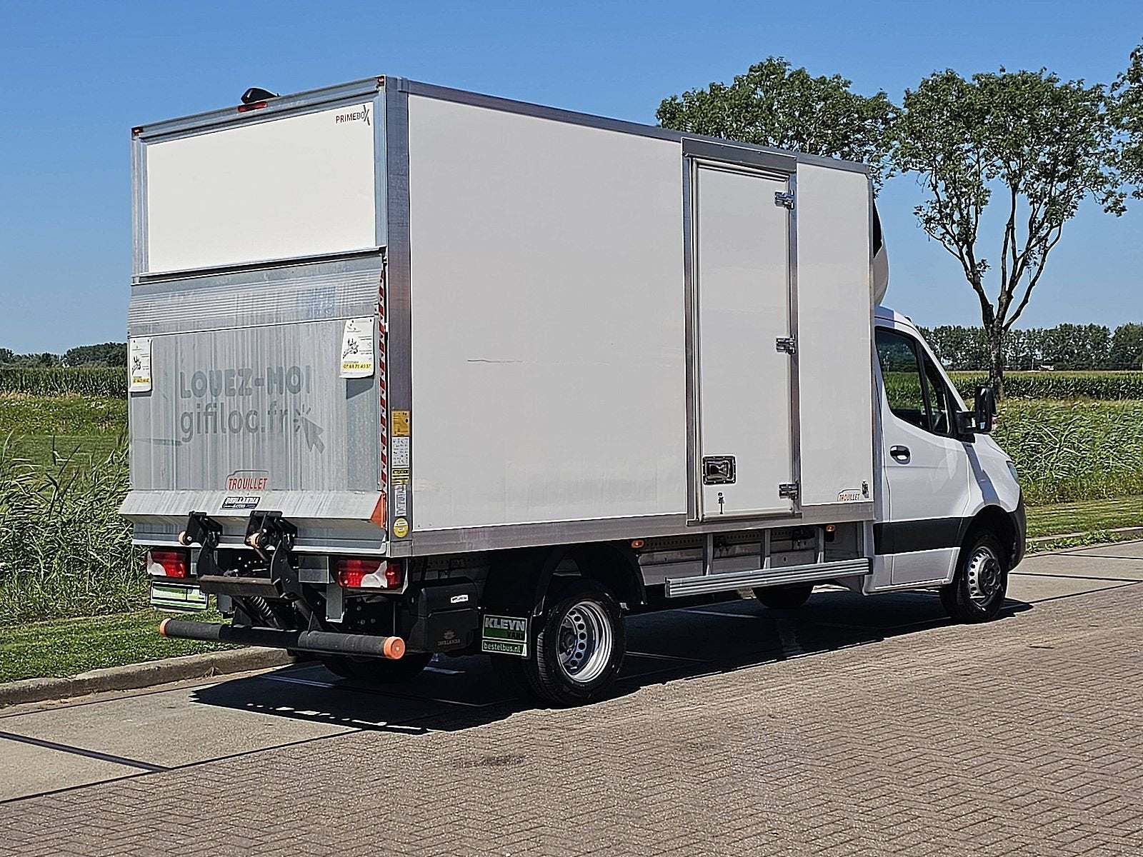 MERCEDES-BENZ SPRINTER 515 bakwagen laadklep!, Auto's, Euro 6, 150 pk, Wit, Mercedes-Benz