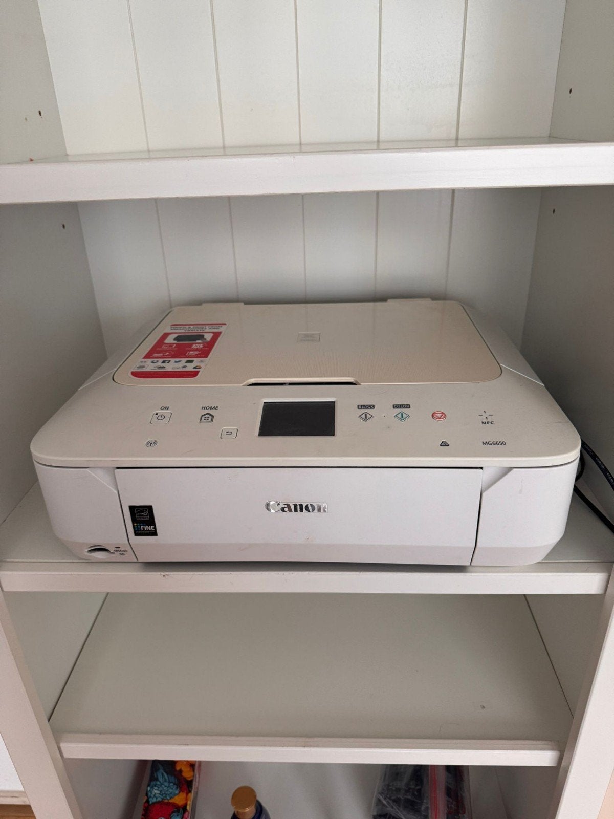 Canon MG6650 All-in-one Printer - Draadloos & Kleur, Scannen, Gebruikt, All-in-one, Draadloos