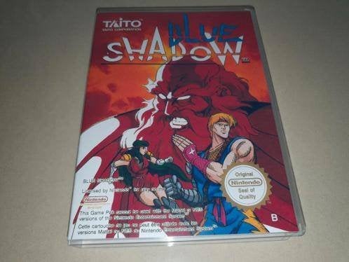 Blue Shadow NES Game Case, Avontuur en Actie, Verzenden, 1 speler, Zo goed als nieuw