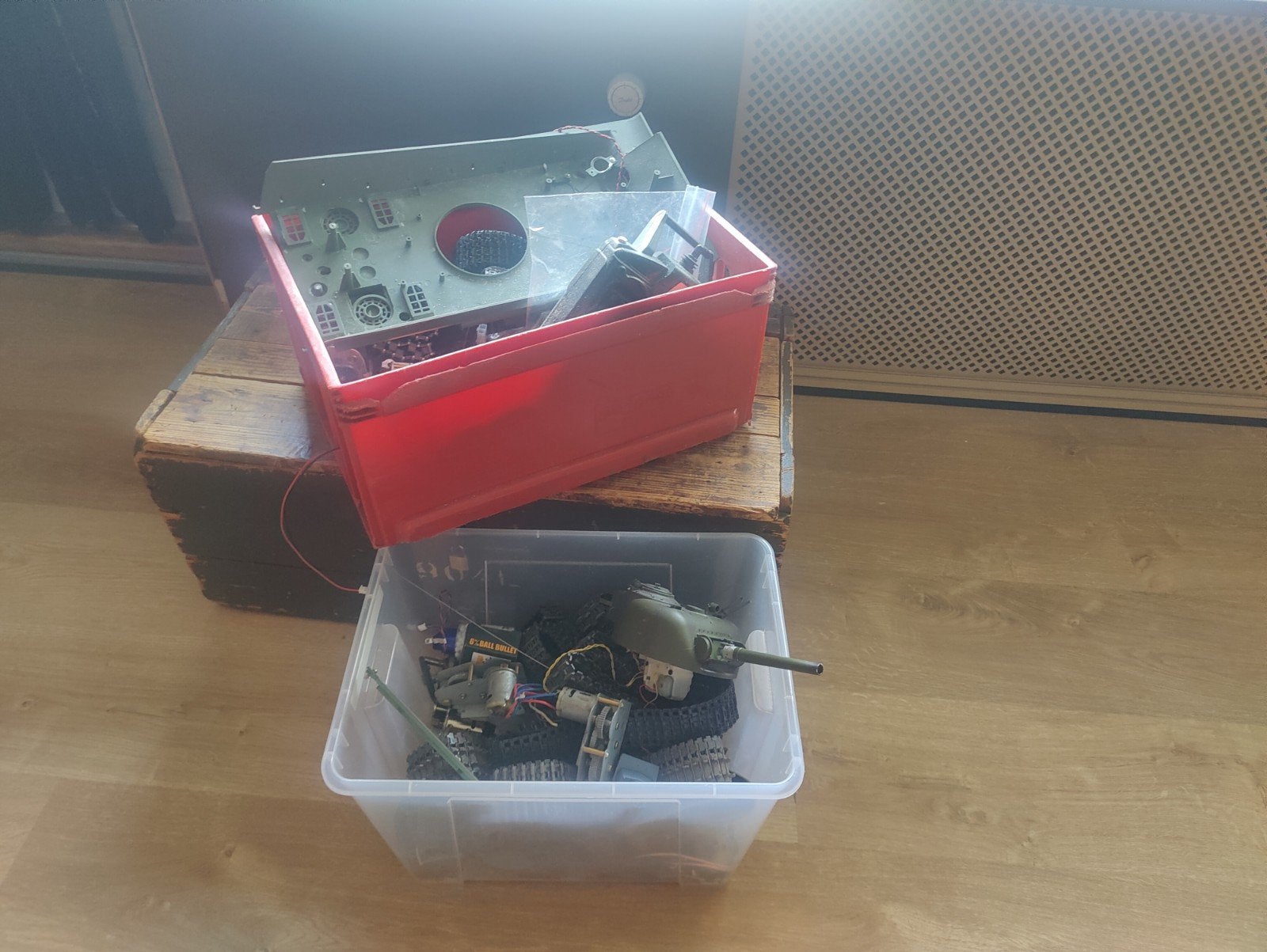 partij RC tank onderdelen 1/16, Hobby en Vrije tijd, Modelbouw | Radiografisch | Overige, Ophalen of Verzenden, Gebruikt