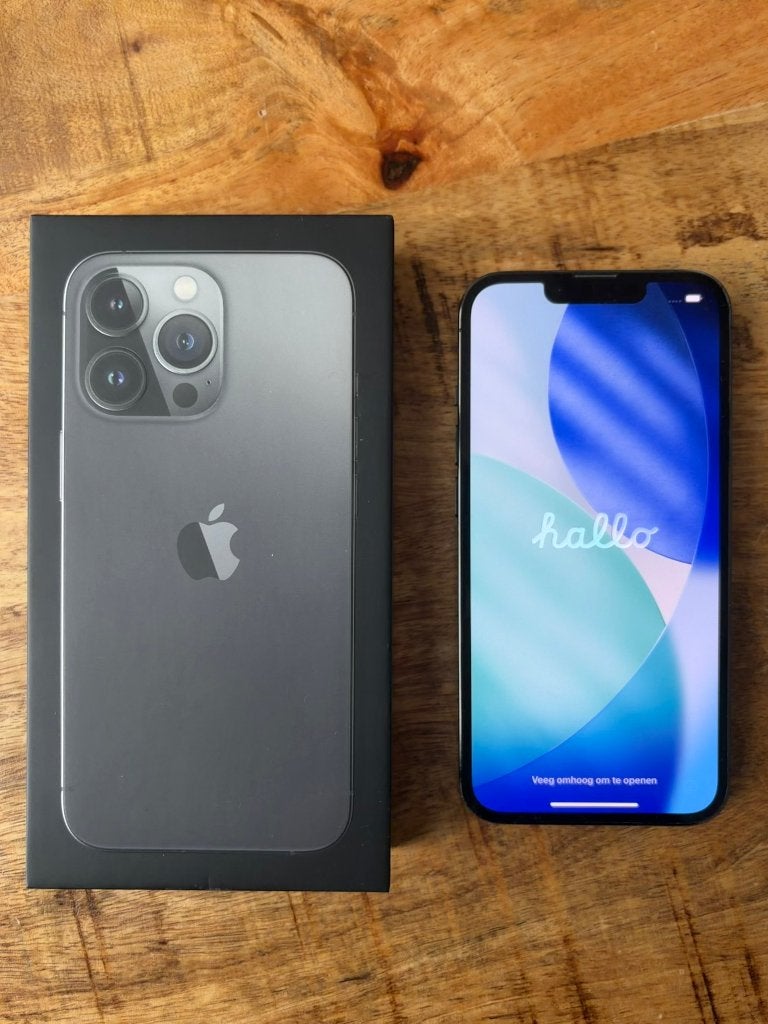 Apple iPhone 13 Pro 128GB Space Grey – Zeer nette staat, Telecommunicatie, Mobiele telefoons | Apple iPhone, 128 GB, 77 %, Ophalen of Verzenden