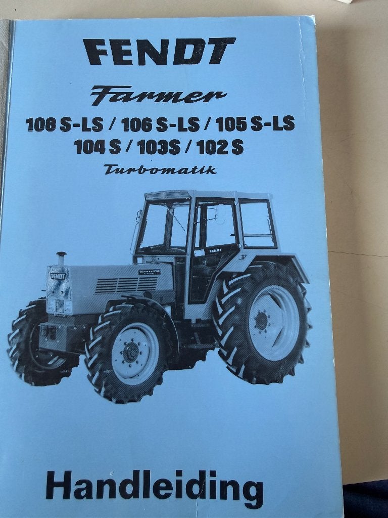 Handleiding voor fendt 102 t/m 108, Ophalen of Verzenden, Nieuw