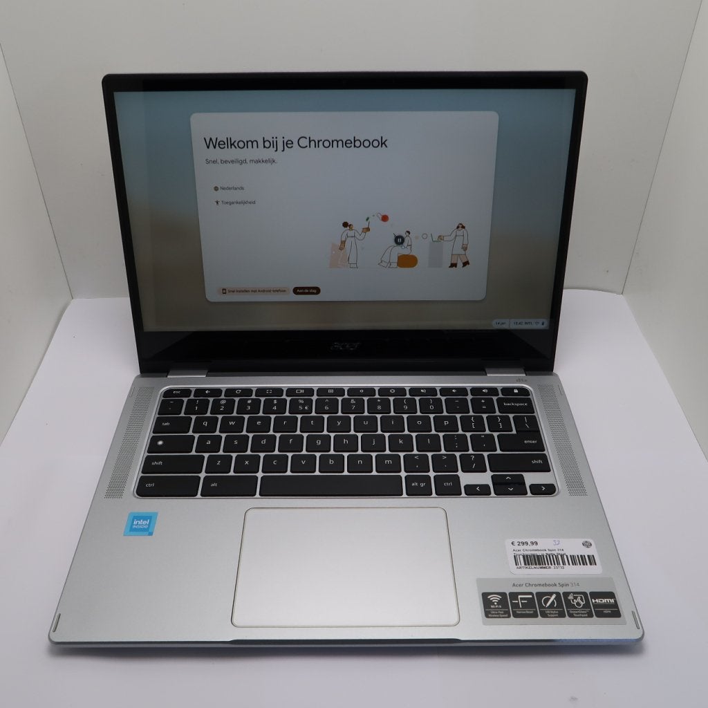Acer Chromebook Spin 314 Touchscreen | in Nette Staat, Acer, Zo goed als nieuw, Support@acer.com, 8F, No. 88, Sec. 1, Xintai 5th Rd.
Xizhi District, New Taipei City 221
Taiwan