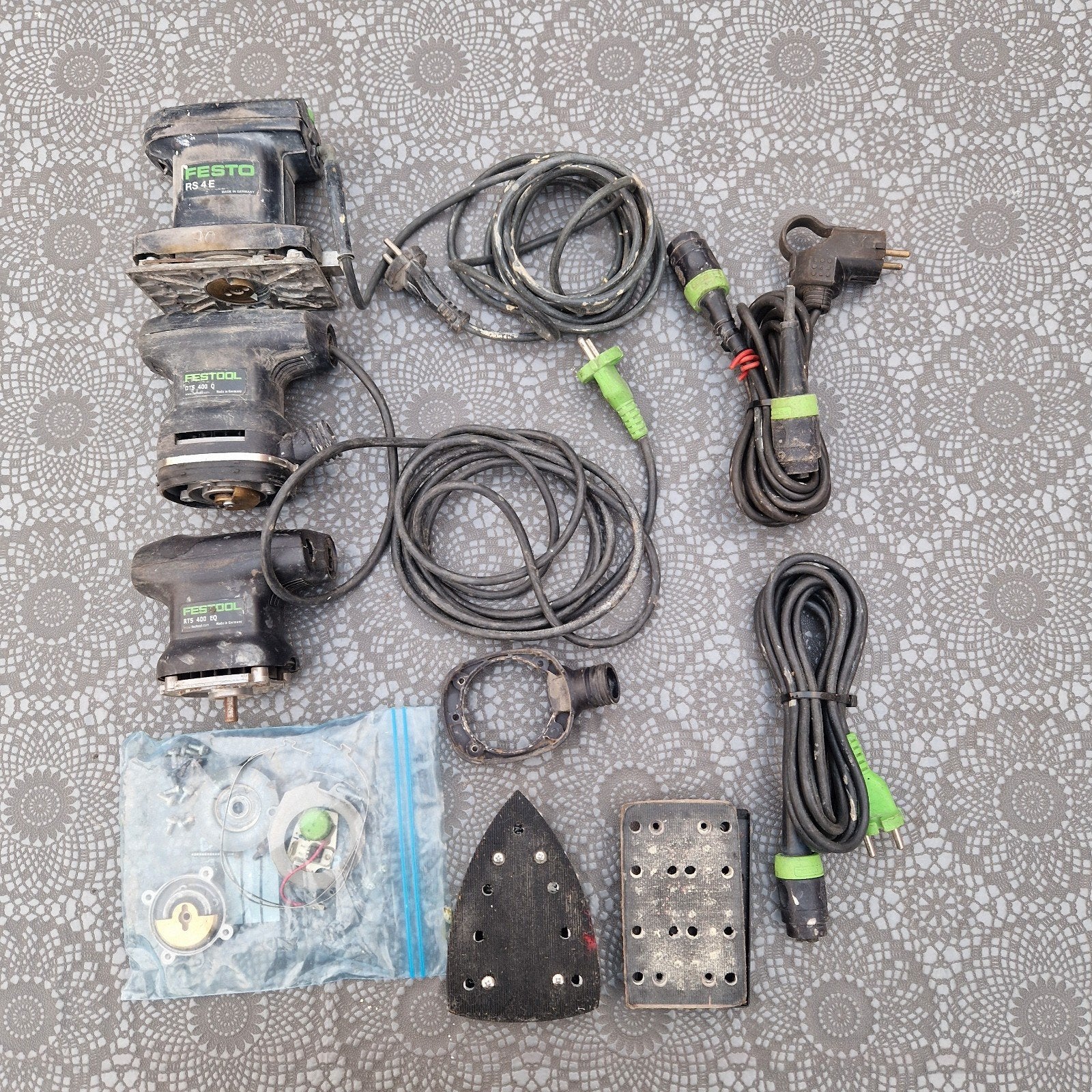Festool Schuurmachines onderdelen - DTS 400, RTS 400, RS, Ophalen of Verzenden, Gebruikt, Minder dan 600 watt, Vlakschuurmachine