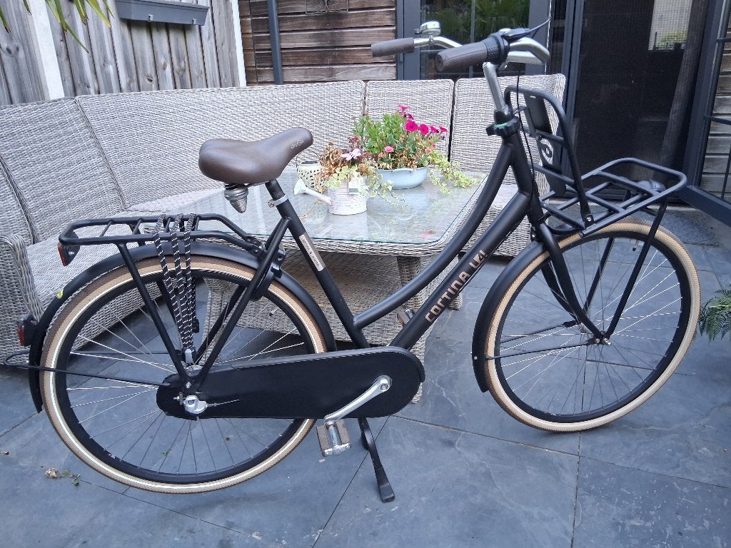 Cortina U4 damesfiets 57 cm. te koop., Fietsen en Brommers, Fietsen | Dames | Damesfietsen, Terugtraprem, Versnellingen, 56 cm of meer