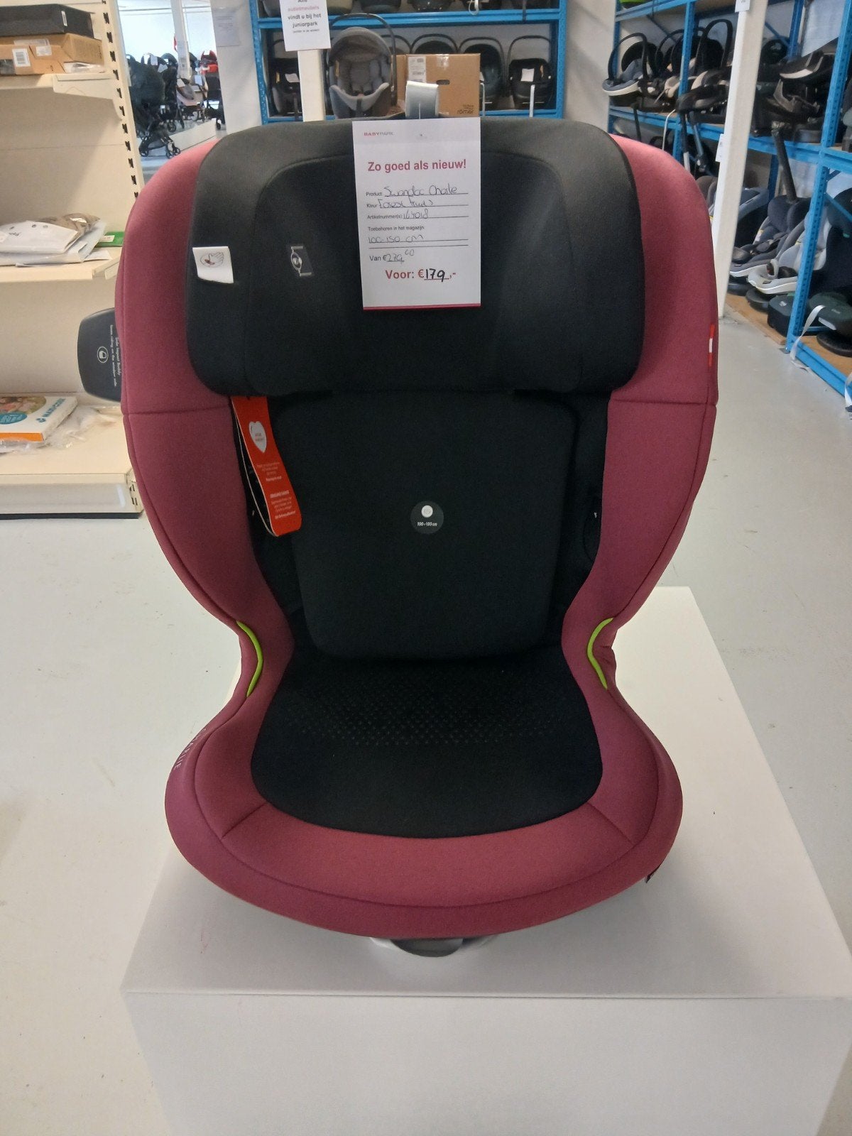 Swandoo Charlie, Autogordel of Isofix, 15 t/m 36 kg, Verstelbare rugleuning, Zo goed als nieuw