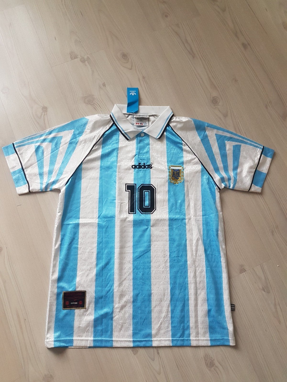 Argentina Maradona retro 80's thuisshirt, Ophalen of Verzenden, Nieuw, Shirt