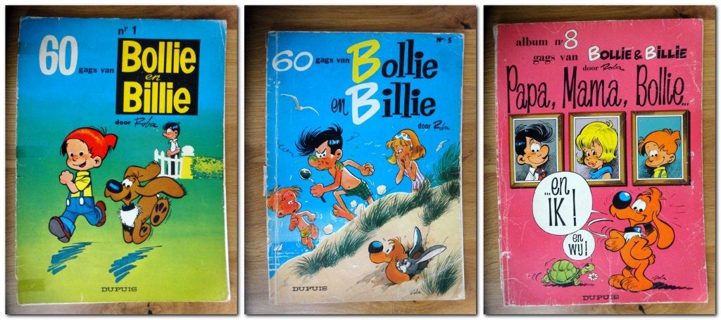 Bollie en Billie nr: 1-5-8, Boeken, Gelezen, Ophalen of Verzenden, Dupuis en zonen, Meerdere stripboeken