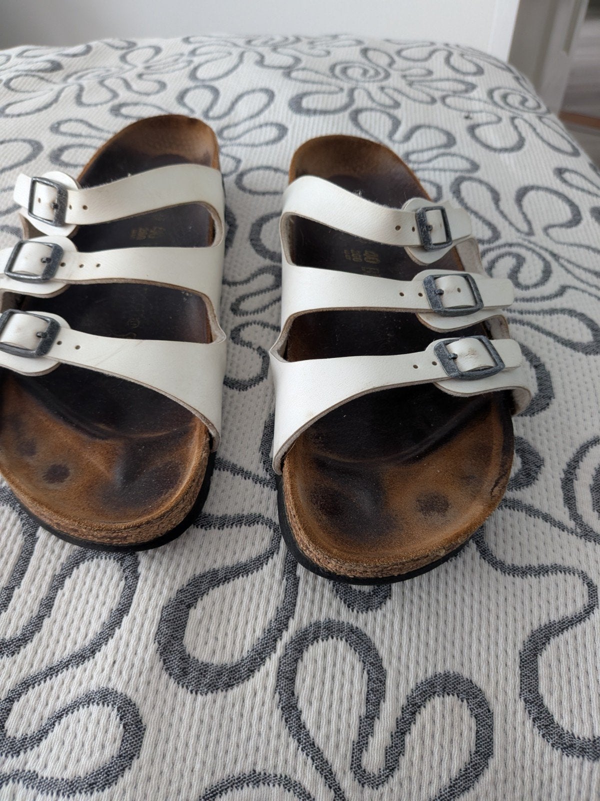 Birkenstock sandalen wit maat 40, Wit, Gedragen, Birkenstock, Ophalen