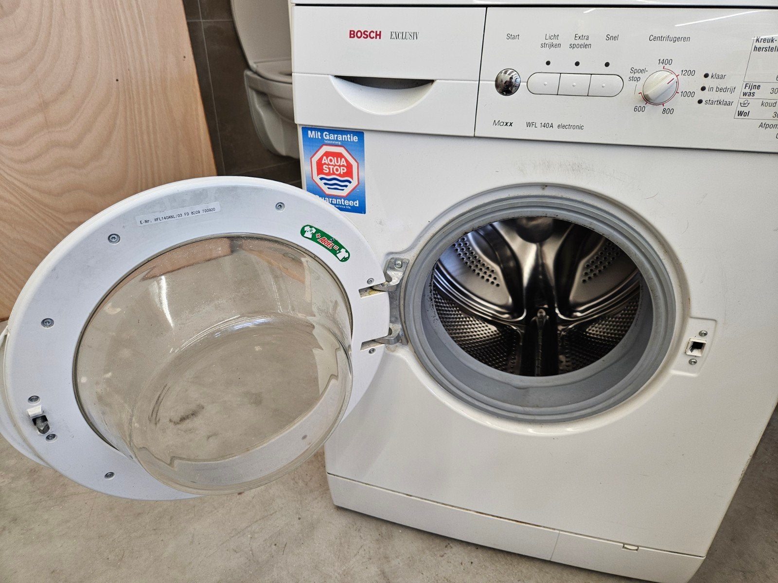 Bosch Exclusiv Maxx WFL 140A Wasmachine - Voorlader, Ophalen, Gebruikt, Voorlader, Wolwasprogramma