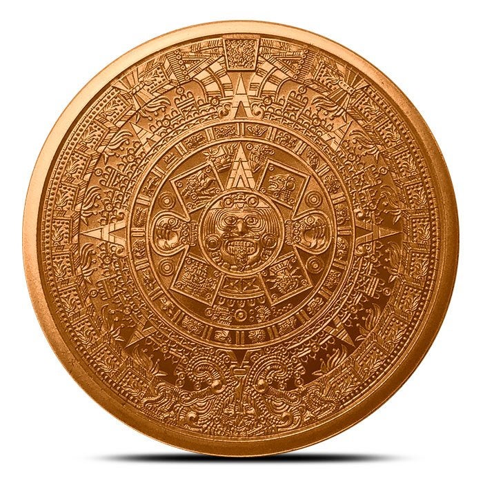 Gratis 1oz .koper Aztec! Koop Germania koper baar baren kilo, Ophalen of Verzenden, Koper