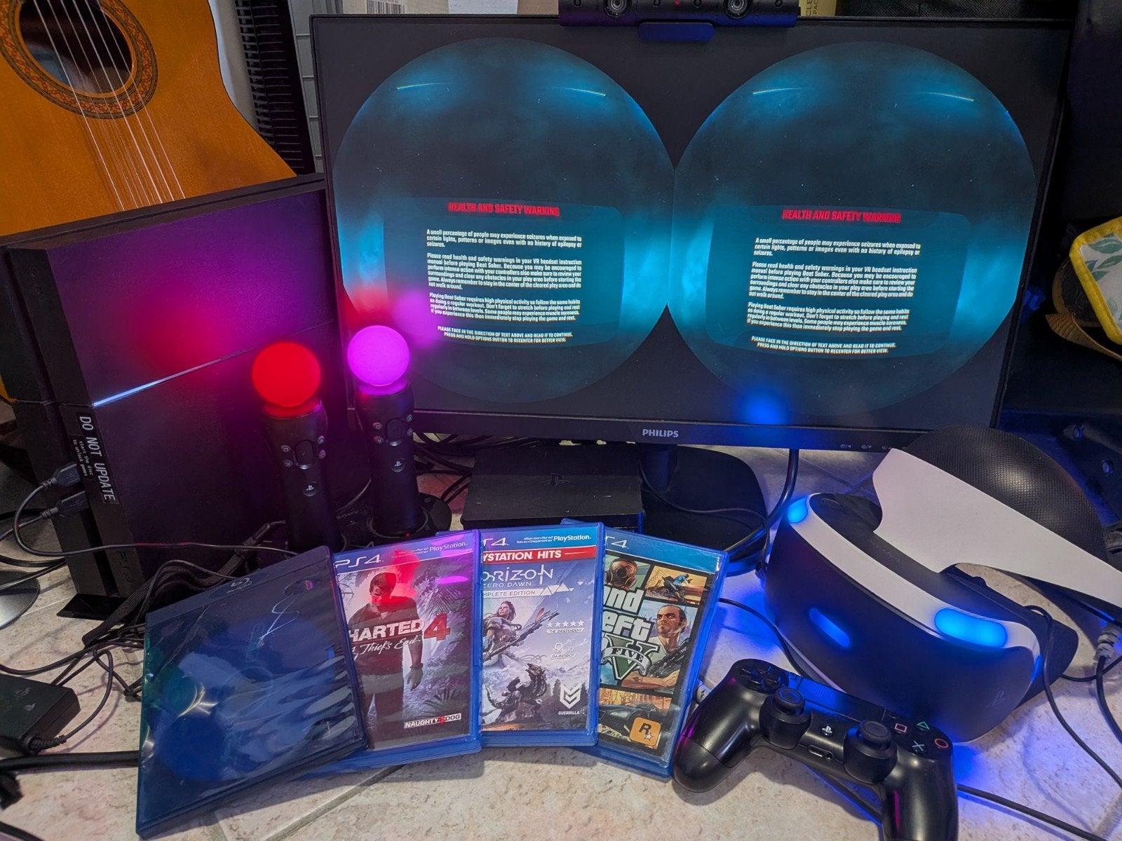 PlayStation 4 met PSVR, GoldHen, 1TB, Mayflash adapter, 9.00, Ophalen of Verzenden, 1 TB, Met 1 controller, Original