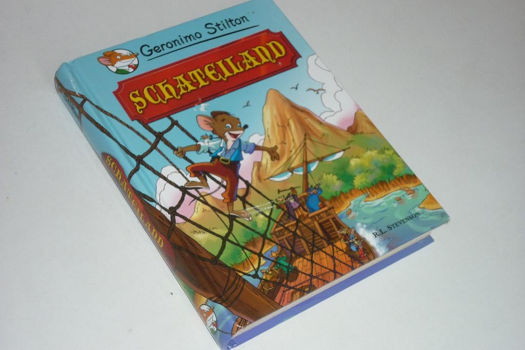 Geronimo Stilton: Schateiland, Boeken, Ophalen of Verzenden, Gelezen, Fictie algemeen