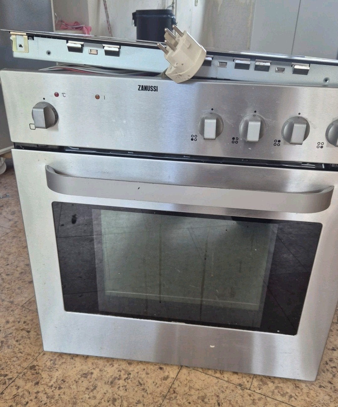 Zanussi Inbouw Oven met Kookplaat, Witgoed en Apparatuur, Ovens, Ophalen, Gebruikt, Oven, Zanussi