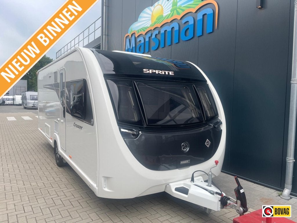 Sprite Cruzer 550 Queensbed, Caravans en Kamperen, Caravans, Standaardzit, Schokbreker, 5 tot 6 meter, Overige typen