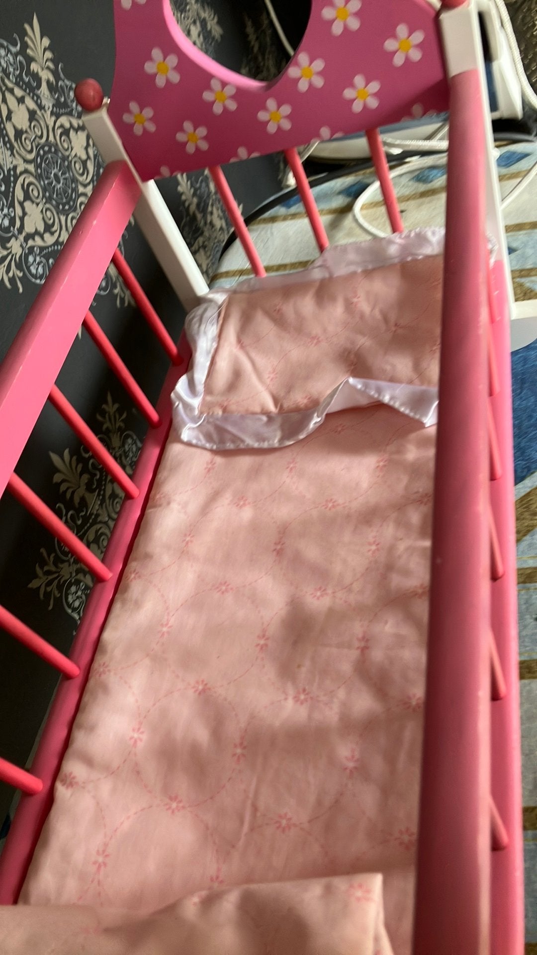 Poppenledikant met pop, Kinderen en Baby's, Ophalen of Verzenden, Gebruikt, Overige typen