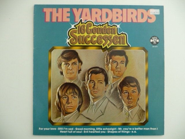 lp THE YARDBIRDS - 16 GOUDEN SUCCESSEN - CHARLY RECORDS, Ophalen of Verzenden, Gebruikt