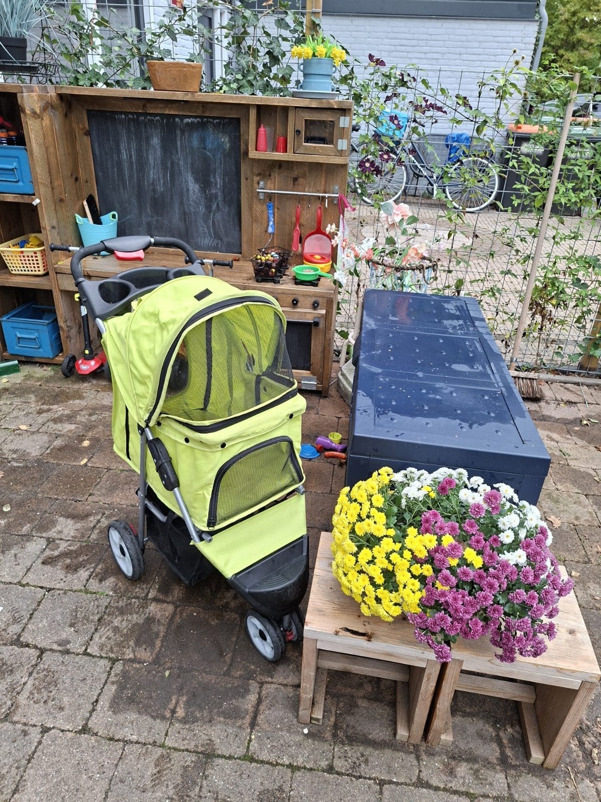 honden/katten buggy, Ophalen