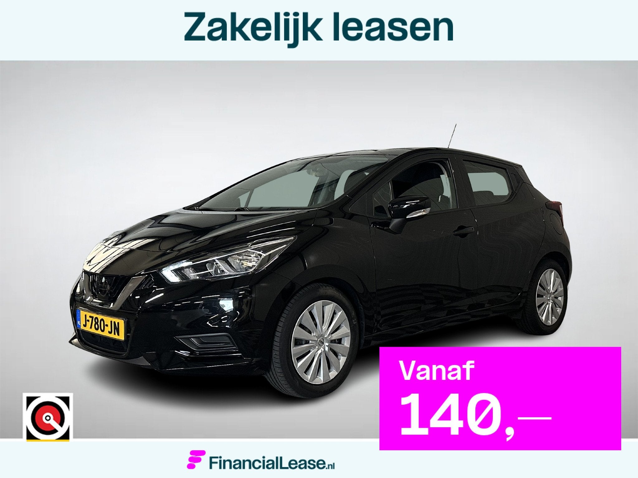 Nissan Micra 1.0 IG-T | Acenta 5-Drs | Airco | Cruise | Carp, Voorwielaandrijving, Euro 6, 100 pk, Zwart