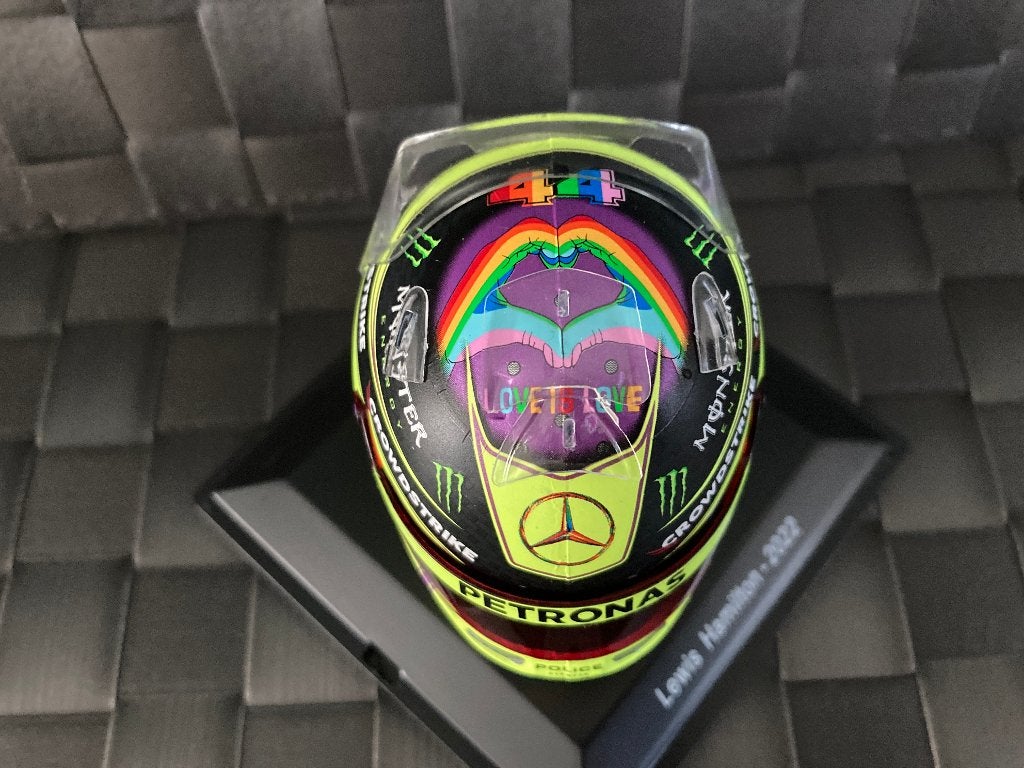 ✅ Lewis Hamilton 1:5 helm 2022 Canadian GP Mercedes AMG W13, Ophalen of Verzenden, Nieuw, Formule 1