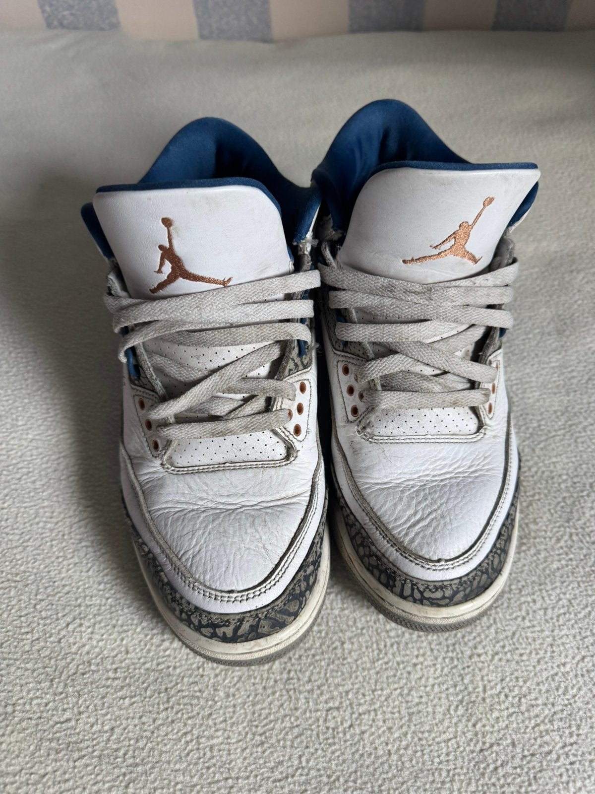 Jordan 3 maat 43, Kleding | Heren, Schoenen, Verzenden, Wit, Sneakers of Gympen, Gedragen