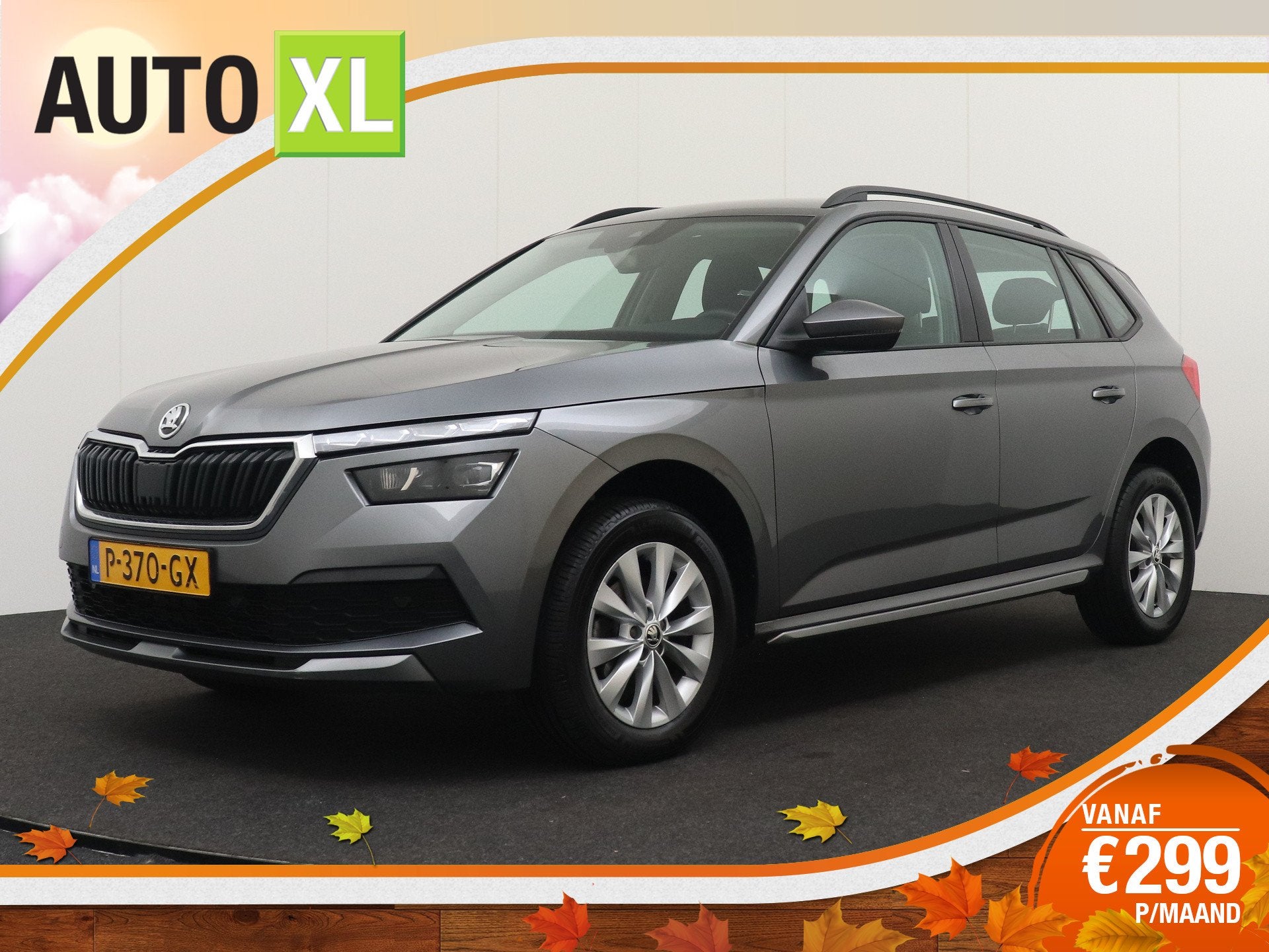Skoda Kamiq 1.0 TSI Business+ Trekhaak Half-Leder Digi.Dash, Dealer onderhouden, 1154 kg, Gebruikt, Origineel Nederlands
