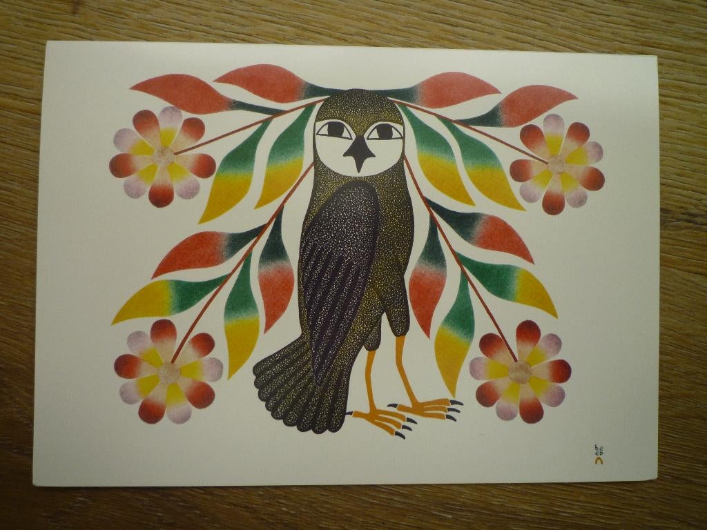 Kunstkaart uil uilen vogels, Ophalen of Verzenden, Voor 1920, Vogel