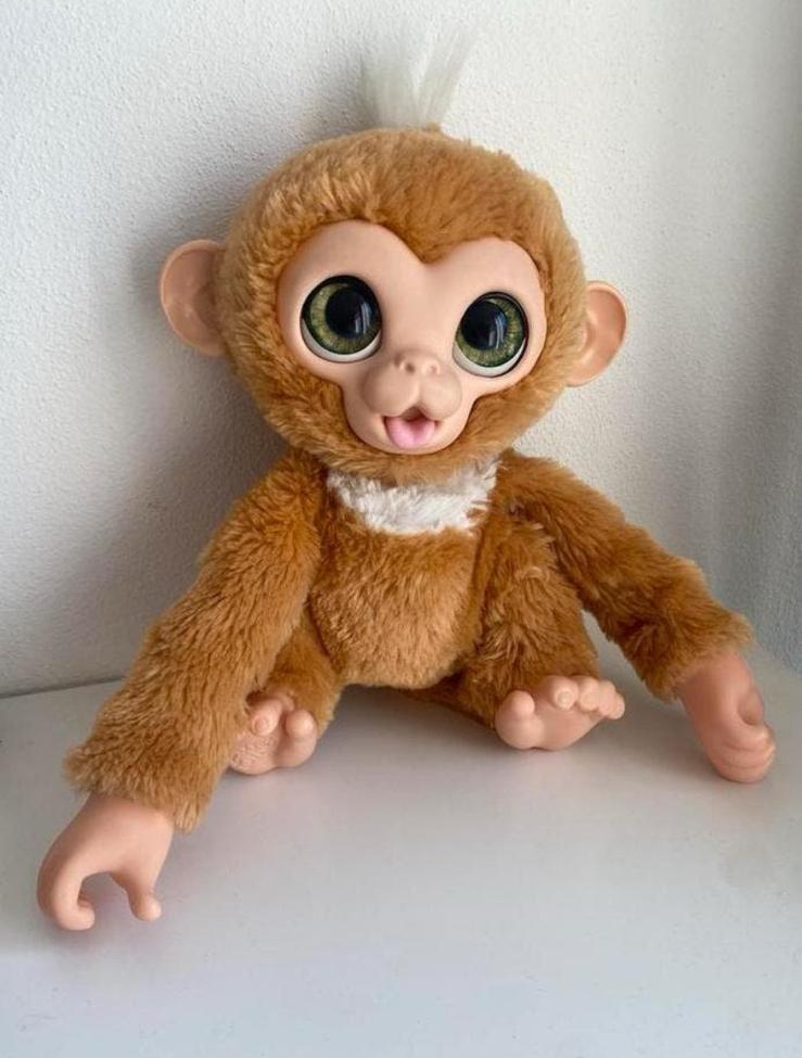 Fur real interactieve knuffel - aapje, Ophalen of Verzenden, Zo goed als nieuw, Overige typen