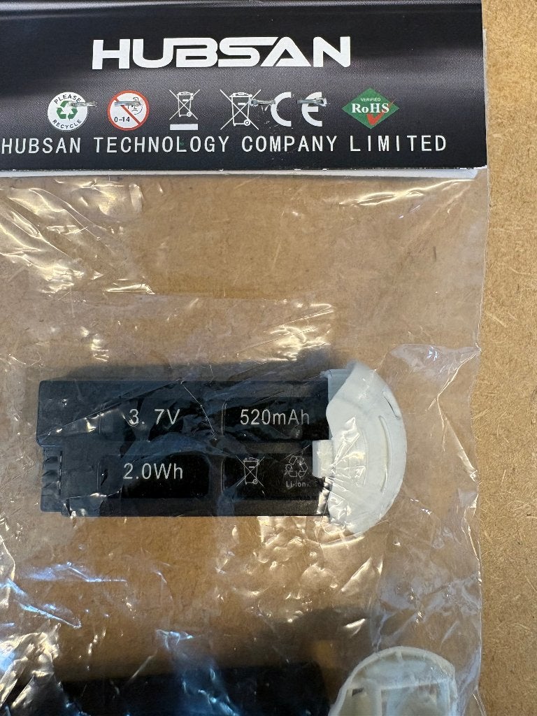 Twe accus voor Hubsan eu 10, Ophalen of Verzenden, Nieuw, Elektro, Quadcopter of Multicopter