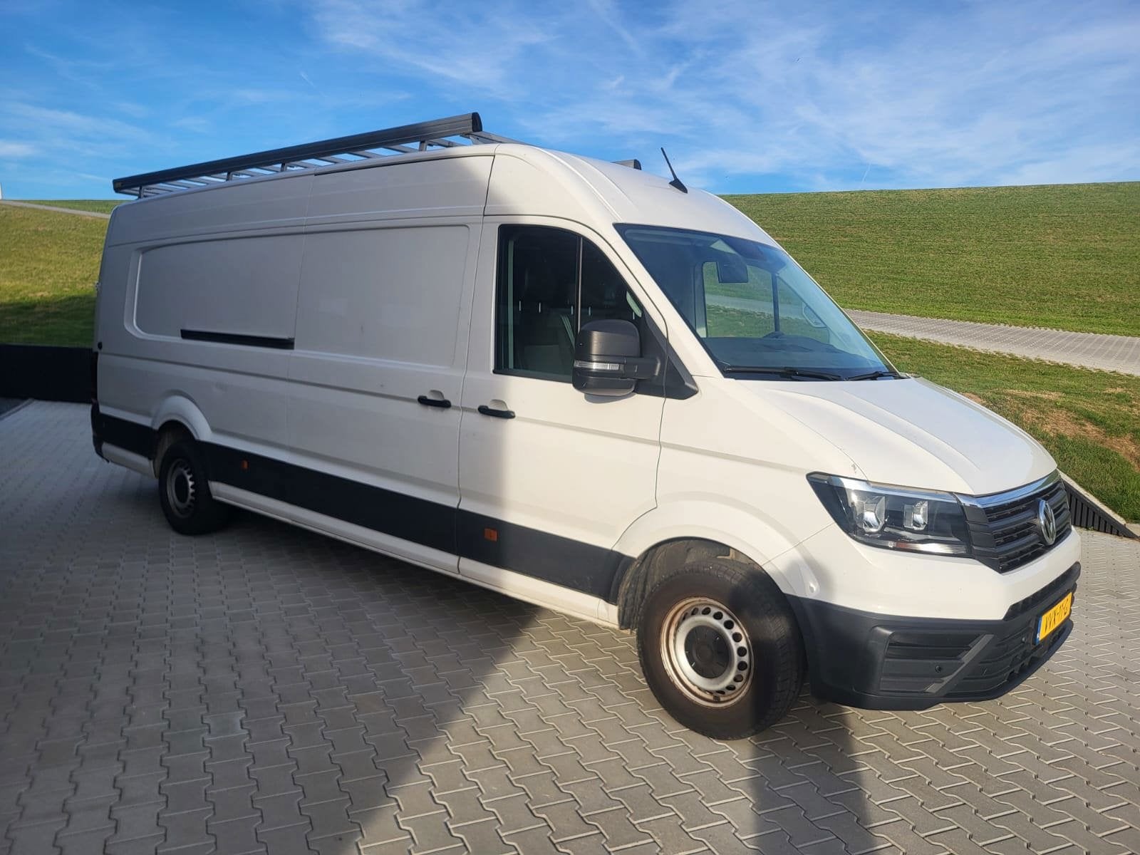 Volkswagen Crafter 35 2.0 TDI L5H3 Comfortline, Camera, Park, Gebruikt, 4 cilinders, Volkswagen, Wit