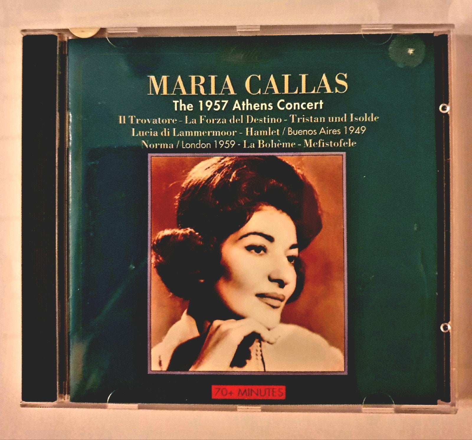 Maria Callas - The 1957 Athens Concert CD, Gebruikt, Overige componisten, Opera of Operette, Modernisme tot heden