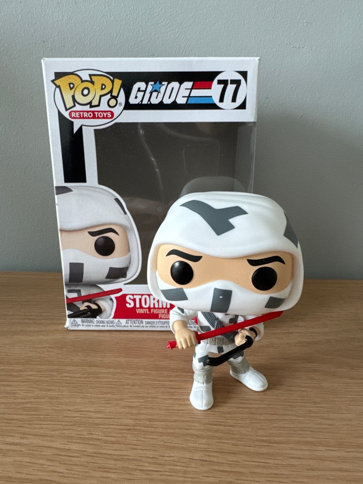 Funko Pop! G.I. Joe Storm Shadow #77 Retro Toys, Ophalen of Verzenden, Zo goed als nieuw
