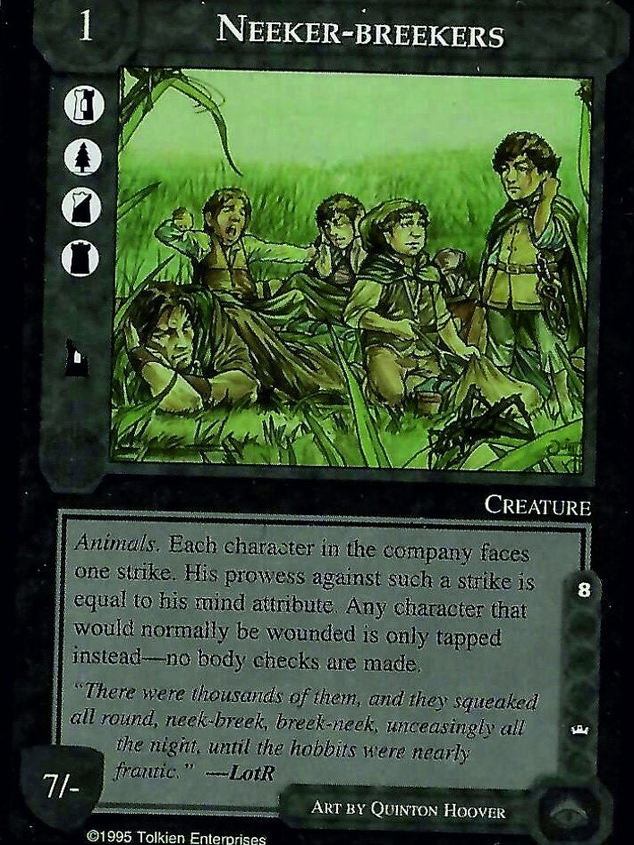 Middle-Earth CCG - Neeker-Breekers P, Ophalen of Verzenden, Zo goed als nieuw