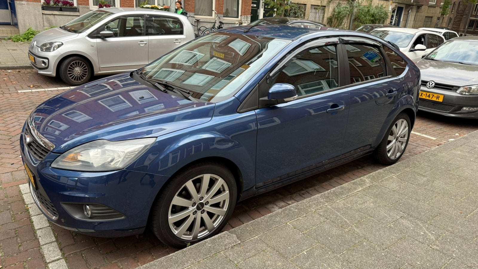 Ford Focus 1.8 92KW 5D 2009 Blauw, 125 pk, Zwart, 4 cilinders, Blauw